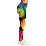 LGBT Pride Rainbow Roses Print Women's Leggings