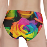 LGBT Pride Rainbow Roses Print Women's Panties