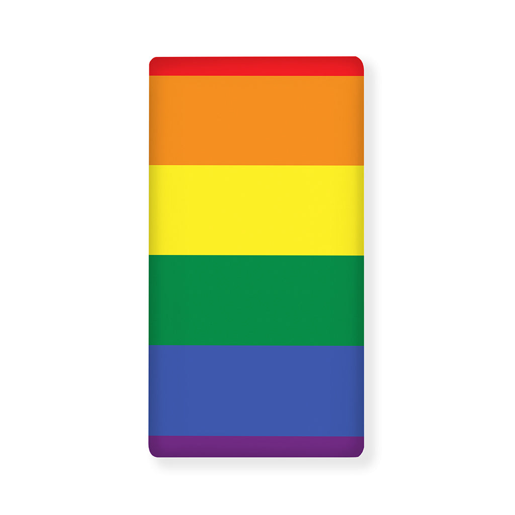 LGBT Pride Rainbow Striped Print Baby Crib Sheet