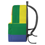 LGBT Pride Rainbow Striped Print Backpack
