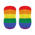 LGBT Pride Rainbow Striped Print Bar Stool Covers