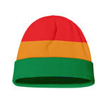 LGBT Pride Rainbow Striped Print Beanie