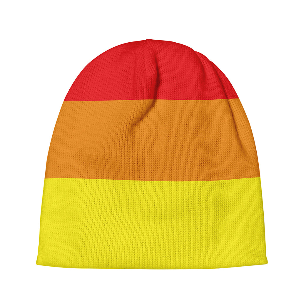 LGBT Pride Rainbow Striped Print Beanie