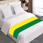 LGBT Pride Rainbow Striped Print Bed Runner