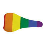 LGBT Pride Rainbow Striped Print Bicycle Seat Cover