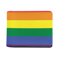 LGBT Pride Rainbow Striped Print Bifold Wallet