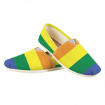 LGBT Pride Rainbow Striped Print Casual Shoes