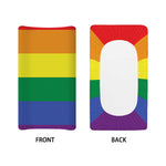 LGBT Pride Rainbow Striped Print Changing Pad Cover