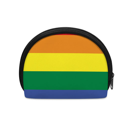 LGBT Pride Rainbow Striped Print Coin Purse