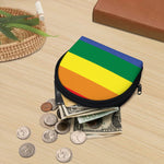 LGBT Pride Rainbow Striped Print Coin Purse