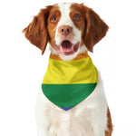 LGBT Pride Rainbow Striped Print Dog Bandana