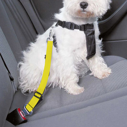 LGBT Pride Rainbow Striped Print Dog Seat Belt