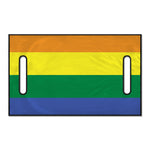 LGBT Pride Rainbow Striped Print Golf Cart Seat Cover