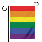 LGBT Pride Rainbow Striped Print House Flag