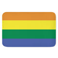 LGBT Pride Rainbow Striped Print Indoor Door Mat