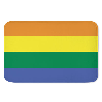 LGBT Pride Rainbow Striped Print Indoor Door Mat