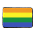LGBT Pride Rainbow Striped Print Kitchen Mat