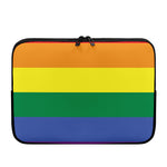 LGBT Pride Rainbow Striped Print Laptop Sleeve