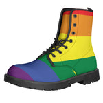 LGBT Pride Rainbow Striped Print Backpack