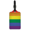 LGBT Pride Rainbow Striped Print Luggage Tag