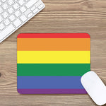LGBT Pride Rainbow Striped Print Mouse Pad