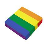 LGBT Pride Rainbow Striped Print Outdoor Seat Cushion Cover