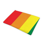 LGBT Pride Rainbow Striped Print Pet Cooling Mat Cover