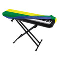 LGBT Pride Rainbow Striped Print Piano Keyboard Cover