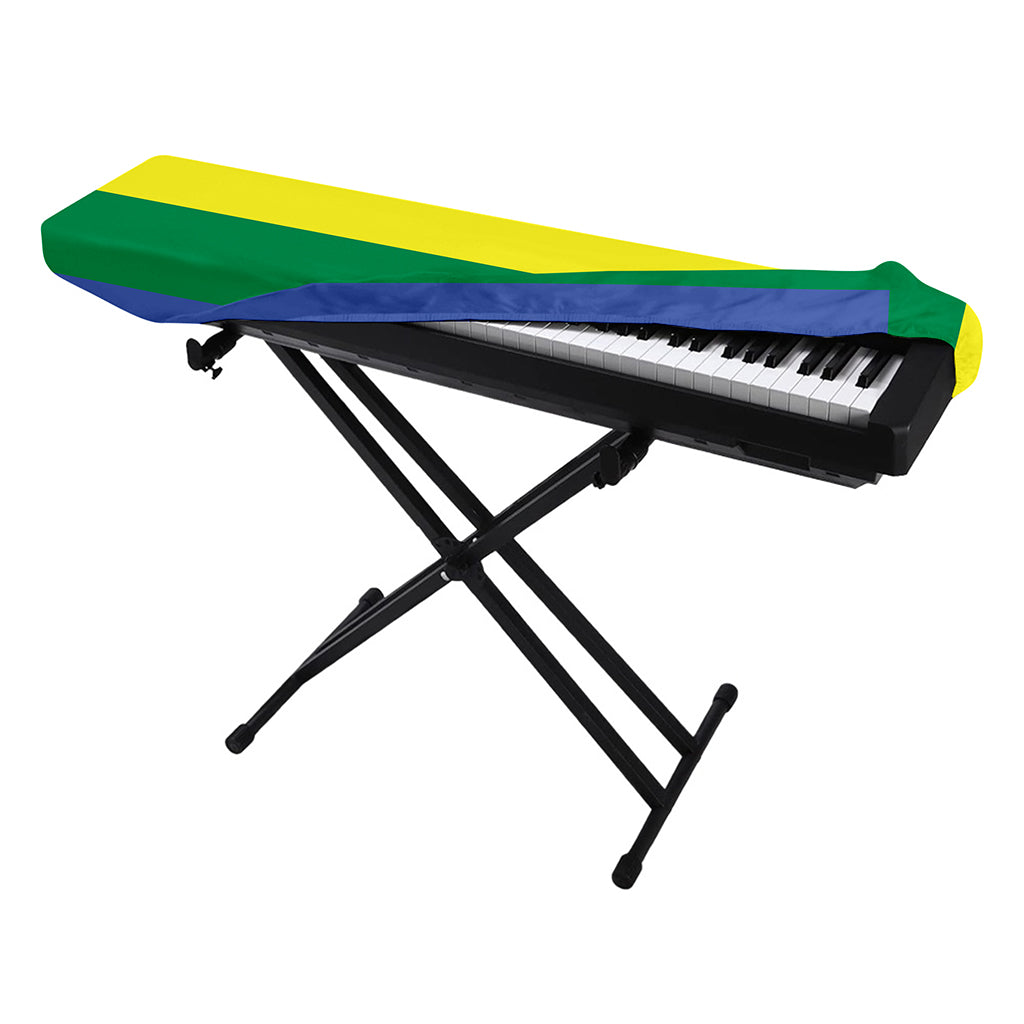 LGBT Pride Rainbow Striped Print Piano Keyboard Cover