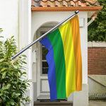 LGBT Pride Rainbow Striped Print Polyester Flag
