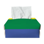 LGBT Pride Rainbow Striped Print Rectangle Tissue Box Cover