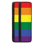 LGBT Pride Rainbow Striped Print Refrigerator Handle Covers