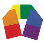 LGBT Pride Rainbow Striped Print Scarf