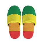 LGBT Pride Rainbow Striped Print Slippers