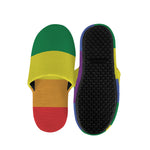 LGBT Pride Rainbow Striped Print Slippers