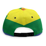 LGBT Pride Rainbow Striped Print Snapback Cap