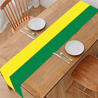 LGBT Pride Rainbow Striped Print Table Runner