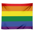 LGBT Pride Rainbow Striped Print Tapestry