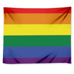 LGBT Pride Rainbow Striped Print Tapestry