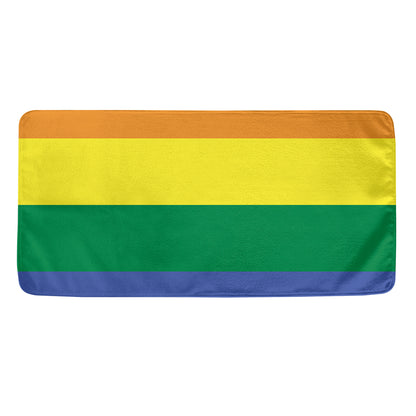 LGBT Pride Rainbow Striped Print Towel