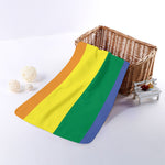 LGBT Pride Rainbow Striped Print Towel