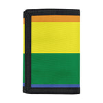 LGBT Pride Rainbow Striped Print Trifold Wallet