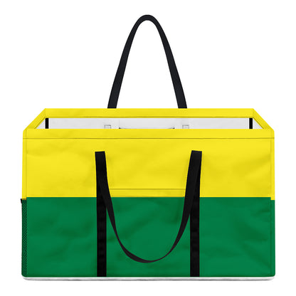 LGBT Pride Rainbow Striped Print Utility Tote Bag