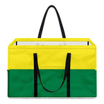 LGBT Pride Rainbow Striped Print Utility Tote Bag