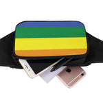 LGBT Pride Rainbow Striped Print Waist Bag