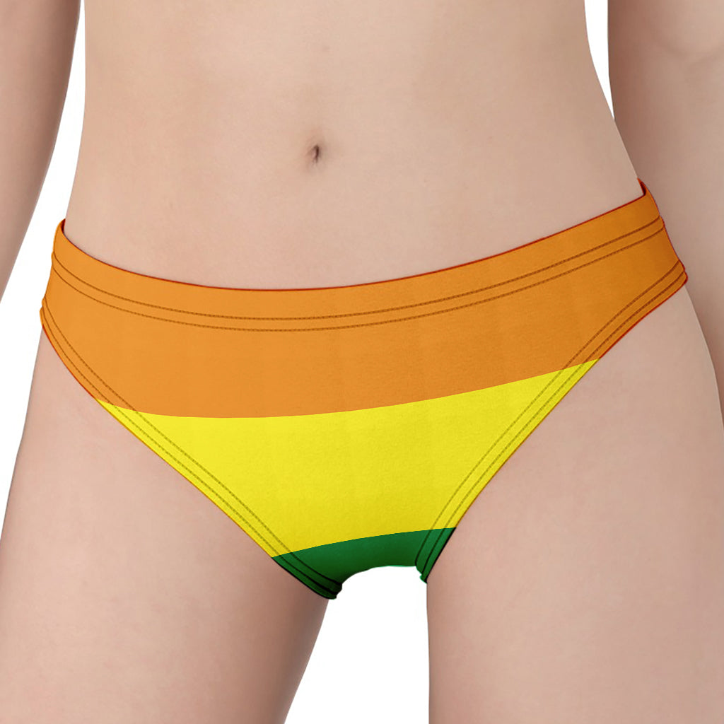 LGBT Pride Rainbow Striped Print Women's Panties