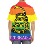 LGBT Rainbow Gadsden Flag Print Aloha Shirt