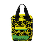 LGBT Rainbow Gadsden Flag Print Bible Tote Bag