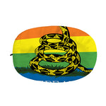 LGBT Rainbow Gadsden Flag Print Car Side Mirror Covers