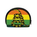 LGBT Rainbow Gadsden Flag Print Coin Purse
